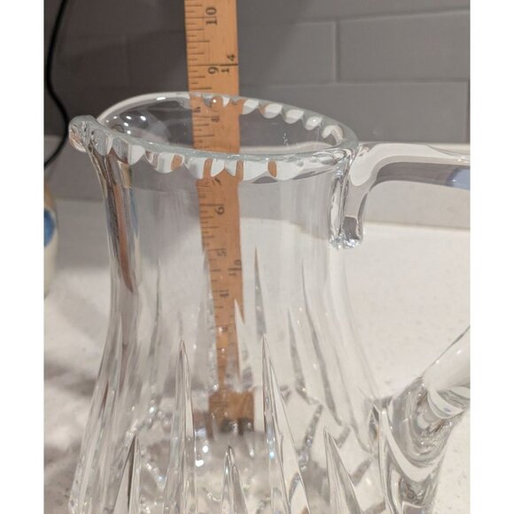 Nachtmann 40 Oz Crystal Pitcher Patrizia Pattern Glass Jug decor - Picture 10 of 14